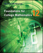 Foundations for College Mathematics 12 cover
