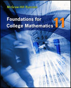 Foundations for College Mathematics 11 cover